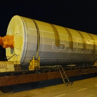 Перевозка сушильных барабанов весом 62 тонны