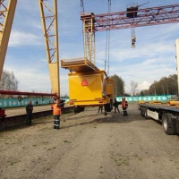 Перевозка бетонного завода из Дании в Россию